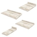 Ver imagem 5 de Cozinha Completa de Canto Americana 12 Peças com Torre Quente Cinza - Móveis Henn