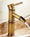 Ver imagem 4 de Torneira Banheiro Lavatório Bambu Bronze Vintage Misturador