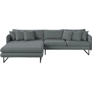 Sofá Jade com Chaise Lateral Esquerda 2,84m em Linho