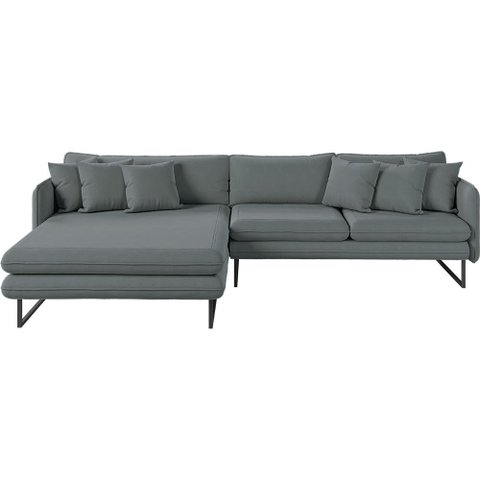 Sofá Jade com Chaise Lateral Esquerda 2,84m em Linho