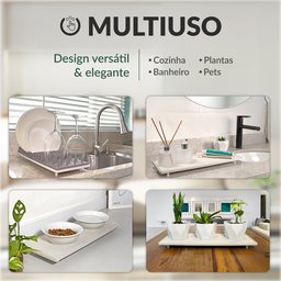 Bandeja Multiuso Escorredor de Louça Pequeno Dryrack Momo Lifestyle - 5