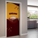 Ver imagem 1 de Adesivo Para Porta Brownie O Símbolo Da Felicidade- 73X210Cm