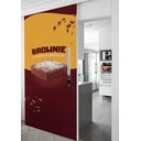 Ver imagem 2 de Adesivo Para Porta Brownie O Símbolo Da Felicidade- 73X210Cm