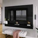 Ver imagem 3 de Painel Columbia 01 Prateleira P/ Tv Ate 50 Pol.:preto