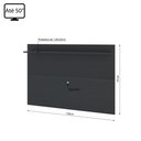 Ver imagem 6 de Painel Columbia 01 Prateleira P/ Tv Ate 50 Pol.:preto