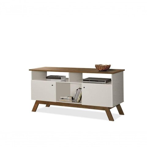 Rack para TV Amsterdã Madeira Off White