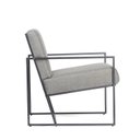 Ver imagem 5 de Poltrona Industrial Sala Estar - Linho Cinza - Poltrona Flow