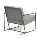 Ver imagem 3 de Poltrona Industrial Sala Estar - Linho Cinza - Poltrona Flow