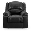 Ver imagem 4 de Poltrona do Papai Reclinável Melim Power Touch Massagem Pu Preto Brilho Fh1 - D'rossi