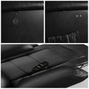 Ver imagem 5 de Poltrona do Papai Reclinável Melim Power Touch Massagem Pu Preto Brilho Fh1 - D'Rossi