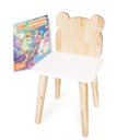 Ver imagem 6 de Mesa e 2 Cadeiras Infantil Urso Kit Livro Educativo em Madeira - Pinus