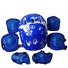 Kit Proteção Infantil Capacete Joelheira Cotoveleira Azul - 1