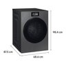 Lavadora Samsung Bespoke Ai 20kg Inox 220v Wf90f20adsbz - 3