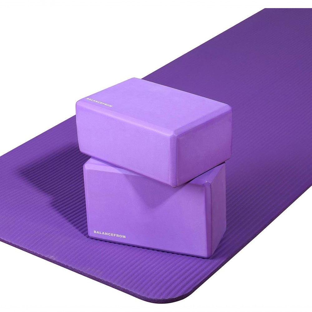 Balancefrom Tapete de Ioga Multiuso 180 X 61 Cm Roxo - 3