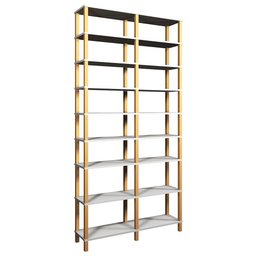 Estante 116x30x238 Branca - 1