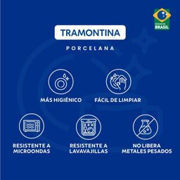 Prato Fundo Tramontina Aster em Porcelana 28 Cm - 3