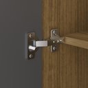 Ver imagem 7 de Armário Multiuso 2 Portas e 3 Prateleiras Internas Macau 170cm - Chumbo