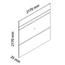 Ver imagem 6 de Painel Suspenso Luminare 217 para Tvs de até 85 Polegadas Naturale - Gelius