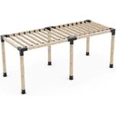 Ver imagem 1 de Pérgola Popsteel Club Dupla Fixa Teto Ripado Robust