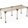 Pérgola Popsteel Club Dupla Fixa Teto Ripado Robust - 1