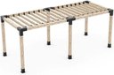 Ver imagem 1 de Pérgola Popsteel Club Dupla Fixa Teto Ripado Robust