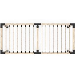 Pérgola Popsteel Club Dupla Fixa Teto Ripado Robust - 2