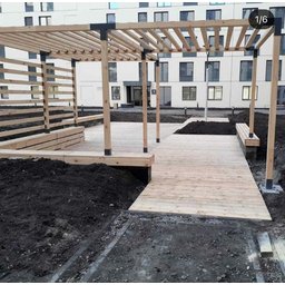Pérgola Popsteel Club Dupla Fixa Teto Ripado Robust - 3