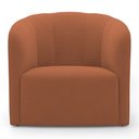 Ver imagem 7 de Poltrona Decorativa Living Abby Veludo Terracota - Desk Design