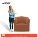 Ver imagem 5 de Poltrona Decorativa Living Abby Veludo Terracota - Desk Design