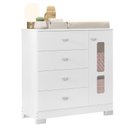 Ver imagem 3 de Quarto de Bebê New Katatau Branco Acetinado com Colchão Ortobom– Reller