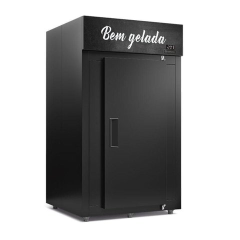 Câmara de Bebidas GMCB1980 com Degelo Automático Preto Gelopar
