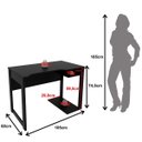 Ver imagem 4 de Mesa para Computador Escrivaninha Gamer Preto