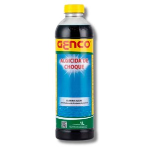 Algicida de Choque 1 Litro Genco Removedor Algas Piscina