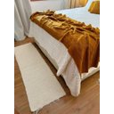 Ver imagem 3 de Tapete Passadeira 2,00x0,50 Algodão Felpudo Boho Cru Quarto