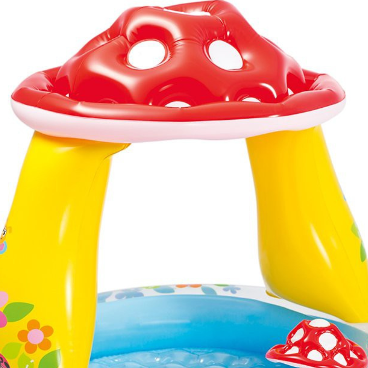 Piscina Infantil Cogumelo 45l Cobertura Uv + Bomba Elétrica Voltagem:110v - 9