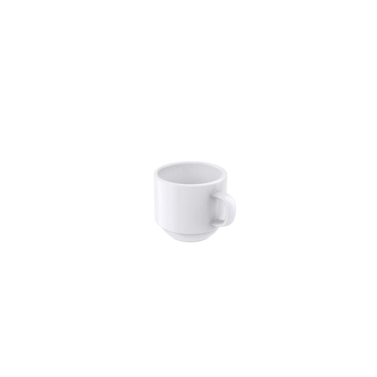 Kit Xícaras Café Tramontina Paola Porcelana 100 ml 6 peças - 4