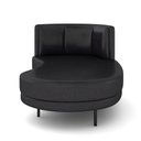 Ver imagem 7 de Sofá Chaise Longue Living Lucca Direito D02 Couríssimo Preto B-159