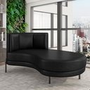 Ver imagem 6 de Sofá Chaise Longue Living Lucca Direito D02 Couríssimo Preto B-159