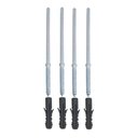 Ver imagem 3 de Kit 2 Prateleiras U 90 X 20cm Vermelha Suporte Invisível