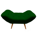Ver imagem 2 de Recamier Sofá Calçadeira 1 M Realeza:suede Verde Musgo