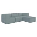 Ver imagem 1 de Sofá Modulado 4 Lugares 231cm Espuma D33 Multimóveis Cr45360 Azul