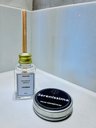 Ver imagem 6 de Kit 2 Pçs Difusor Mini Vidro 30ml e Vela Mini Lata 20gr Luz & Aroma Premium: Capim Limão