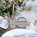 Ver imagem 1 de Kit 2 Pçs Difusor Mini Vidro 30ml e Vela Mini Lata 20gr Luz & Aroma Premium: Capim Limão