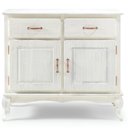 Ver imagem 6 de Balcão Buffet de Madeira com 2 Portas e 2 Gavetas Branco Envelhecido