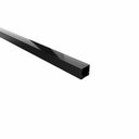 Ver imagem 3 de Perfil Sobrepor Para Fita Led 1 Metro Preto Difusor Fumê