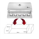 Ver imagem 3 de Churrasqueira a Gás de Embutir Chaleur Grill 5 Queimadores