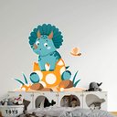Ver imagem 2 de Adesivo de Parede Dinossauro no Ovo-Medio 65x75cm