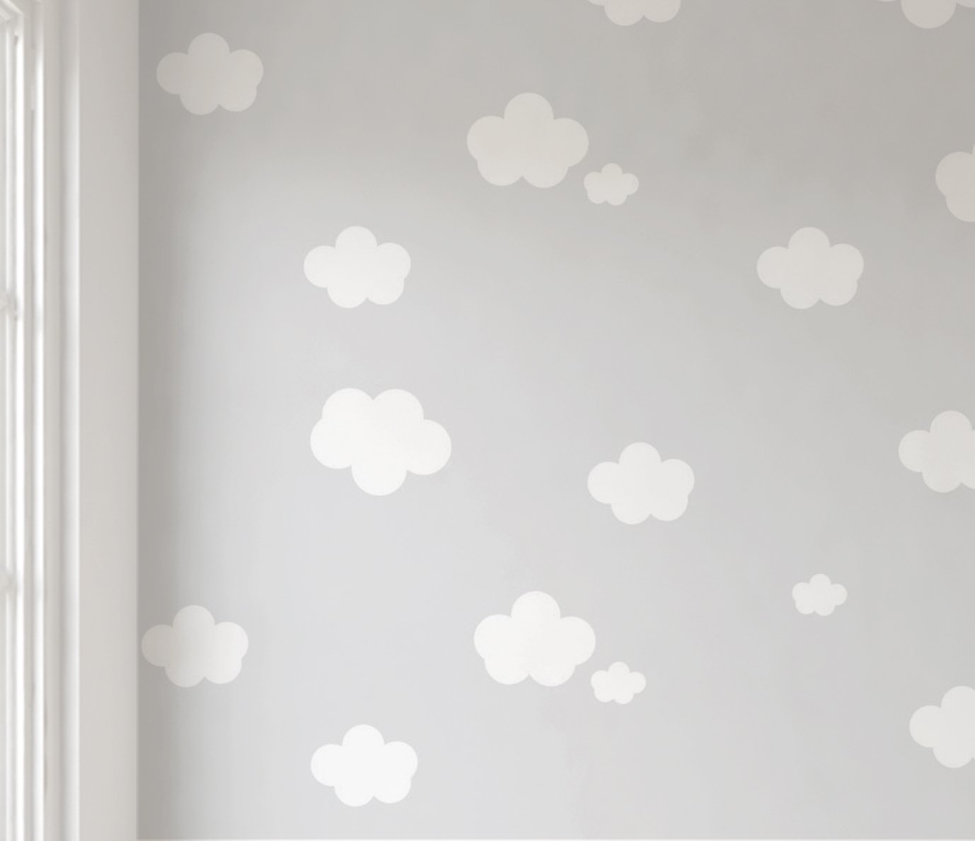 Papel de parede infantil nuvemzinha para quarto de bebê PP08 M² - 2