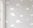 Ver imagem 2 de Papel de parede infantil nuvemzinha para quarto de bebê PP08 M²