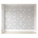 Ver imagem 1 de Papel de parede infantil nuvemzinha para quarto de bebê PP08 M²